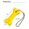 Wooden Dog Chew Toy,Bone-Shaped Dental Toy For Teeth Cleaning,Chewing & Interactive Play.