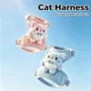 182 Soft & Breathable Adjustable Pet Harness With Leash-Comfortable Vest Harness For Small Dogs & Cats.