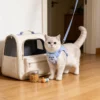 191 Soft & Breathable Adjustable Pet Harness With Leash-Comfortable Vest Harness For Small Dogs & Cats.