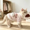 Cozy Winter Cat Sweater-Warm & Soft Two-Leg Pet Shirt For Kittens And Cats.