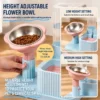 241 Elevated Ceramic Cat & Dog Food Bowl,Double Pet Feeding Bowl With Water Dish,Raised Cat Bowl For Food & Water,Easy-Clean Pet Feeding Station.