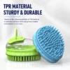 255 Self-Cleaning Pet Grooming & Massage Brush For Cats & Dogs-Deshedding,Bathing & Deep Cleaning Tool.