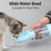 272 3-in-1 Portable Dog Water Bottle-Leakproof Travel Water Dispenser For Dogs And Cats.