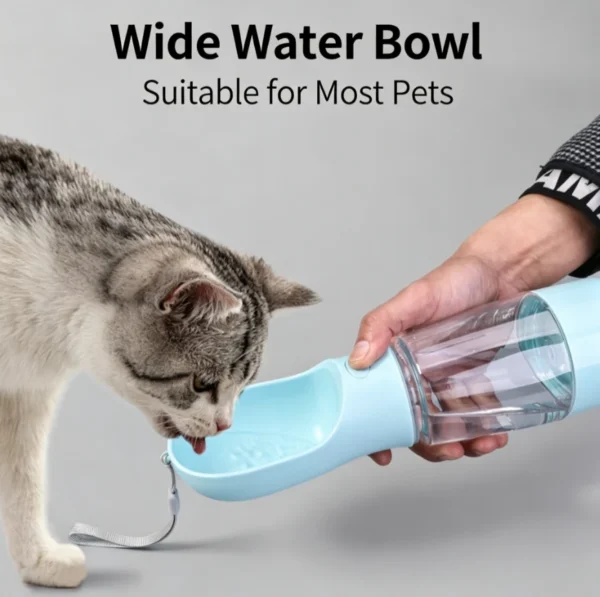 272 3-in-1 Portable Dog Water Bottle-Leakproof Travel Water Dispenser For Dogs And Cats.