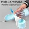 273 3-in-1 Portable Dog Water Bottle-Leakproof Travel Water Dispenser For Dogs And Cats.