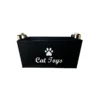 Wooden Handle Felt Storage Basket,Stylish Home Organizer Bin For Pet Treats,Toys & Desktop Miscellaneous Items.
