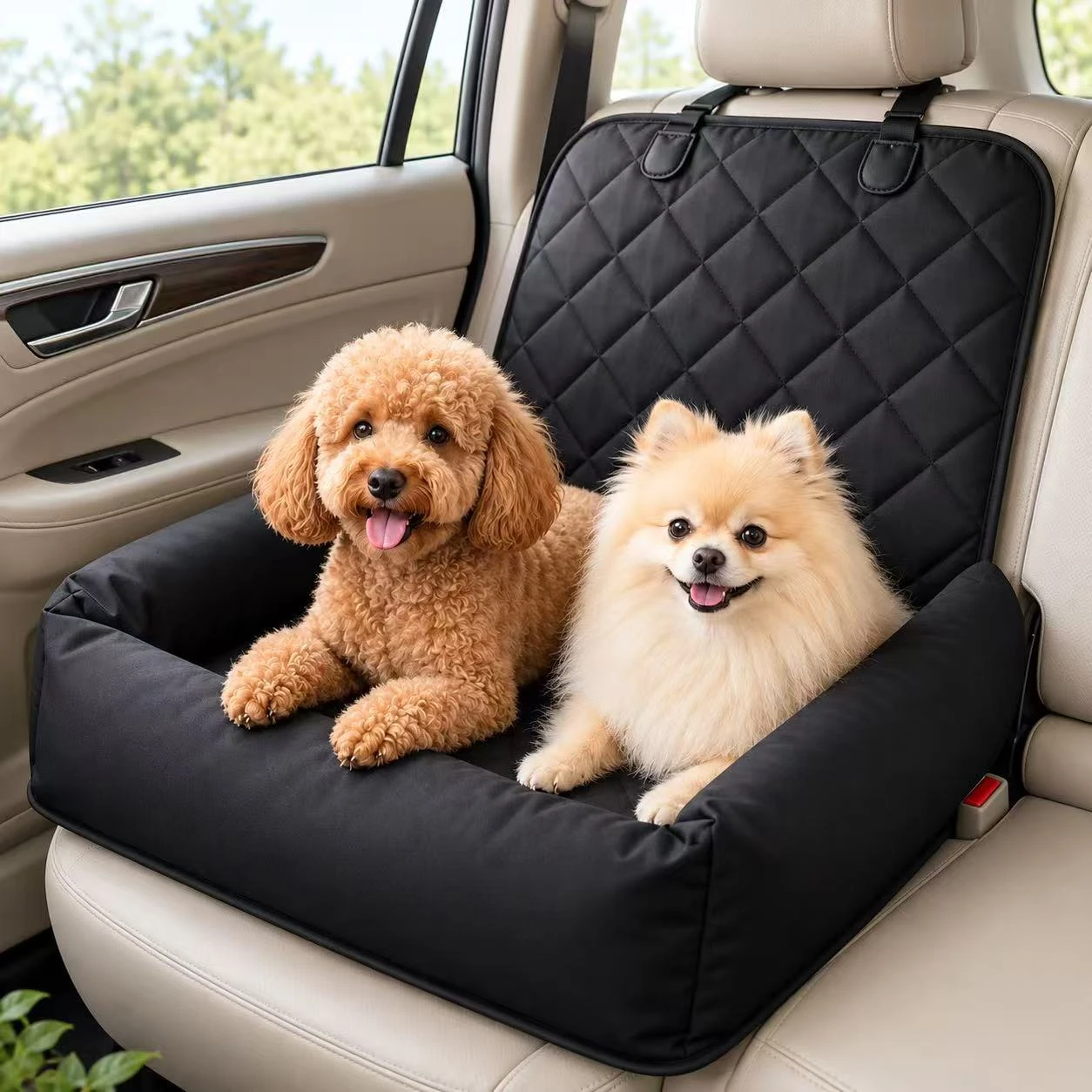 Eco-friendly woven pet travel bag natural design - OEM pet carrying solution