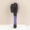 Double-Sided Pet Grooming Brush,2-in-1 Massage & Deshedding Brush For Cats And Dogs,Self-Cleaning Hair Removal & Grooming Tool.