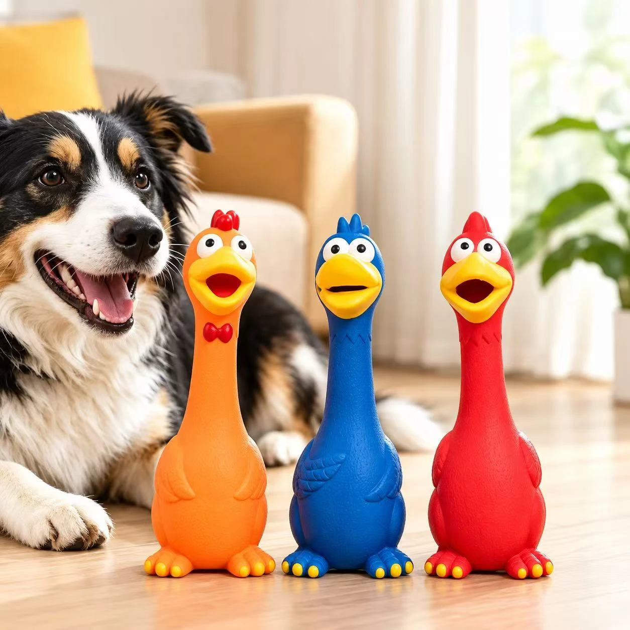 Corn husk stuffed pet toy - biodegradable eco-friendly dog chew toy