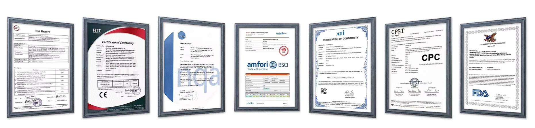 Trust badges and secure payment icons - verified pet products manufacturer