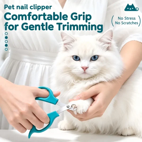 副图1 (5) Pet Nail Clippers for Dogs & Cats
