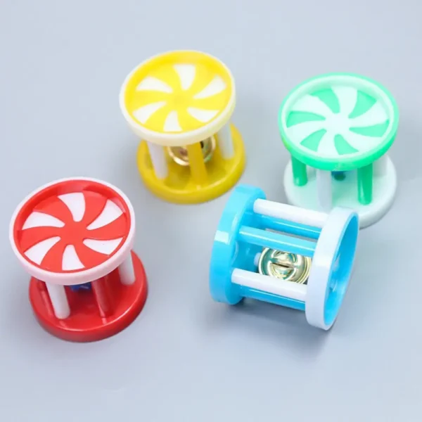 Cage Bell Cat Toy, Colorful Plastic Kitten Interactive Play Toy