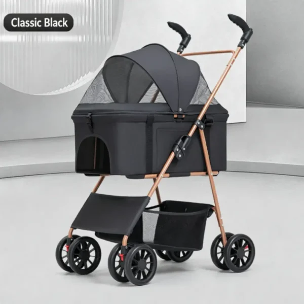 副图3 (10) Multifunctional Pet Travel Stroller