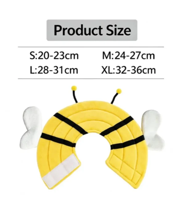 Cute Soft Pet Elizabethan Collar, Recovery E-Collar for Cats & Dogs