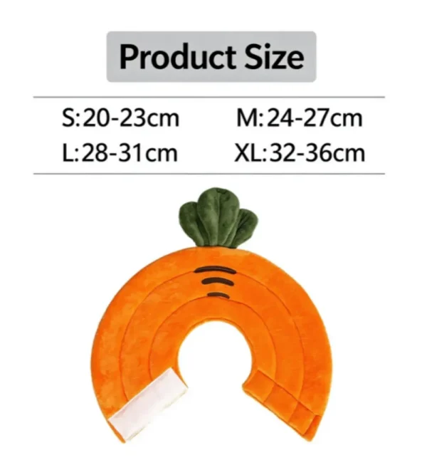 Cute Soft Pet Elizabethan Collar, Recovery E-Collar for Cats & Dogs
