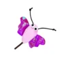 Wooden Wand Cat Teaser Toy, Insect Shape Molar Cat Toy with Crinkle Paper