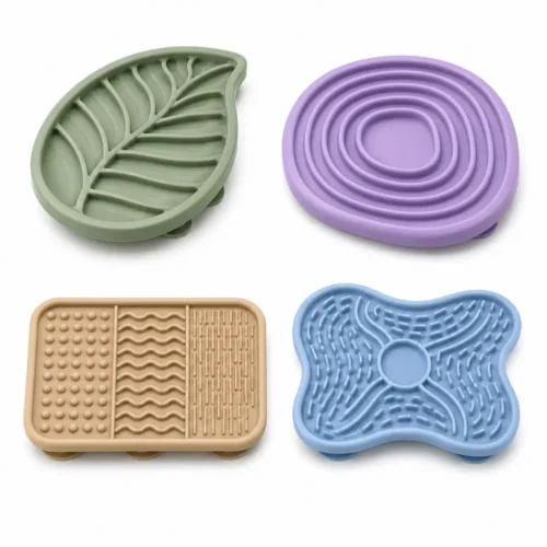 Silicone Pet Licking Mat, Slow Feeder Mat for Dogs & Cats