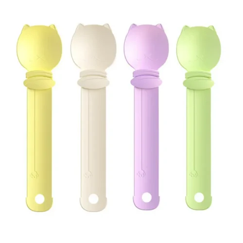 Cat Treat Spoon, Cat Strip Squeezer, Pet Food Feeding Spoon