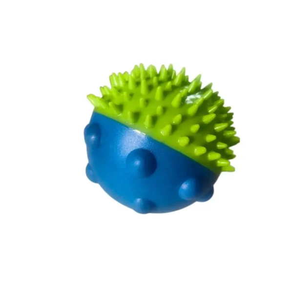 Dog Treat Dispenser Ball, Durable Rubber Chew Toy for Teeth Cleaning