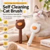 Cat Self Cleaning Brush, Pet Grooming Comb for Loose Fur