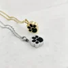 副图1 (53) Pet Memorial Paw Urn Necklace | Engravable Pet Ashes Pendant