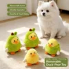 副图1 (73) Wholesale Duck Pear Snuffle Plush Squeaky Dog Puzzle Treat Toy