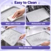 Silicone Dog Feeding Mat, Waterproof Non Slip Pet Bowl Mat
