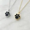 副图2 (55) Pet Memorial Paw Urn Necklace | Engravable Pet Ashes Pendant