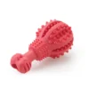 Rubber Treat Dispensing Dog Bone Chew & Interactive & Treat Toy
